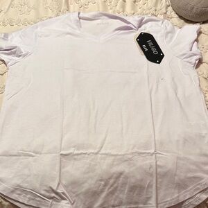 VILIGO White V-Neck Tee